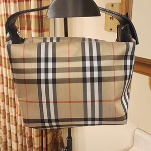 Burberry Nova Check pouch, a classic accessory